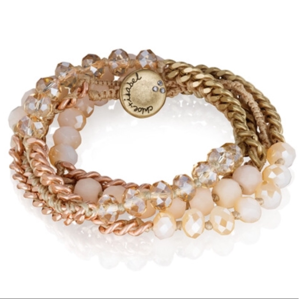 Bead + Chain Multi-Wrap Bracelet